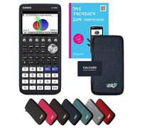 Casio fx-CG50 Incl. Funda Protectora Azul y Libro especializado (92 páginas, DIN A4) - Calculadora gráfica - Smart Set (Alemán)