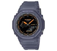Casio G-Shock GA2100K-2A - Reloj analógico digital de resina azul con luz ahumada
