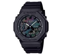 Casio G-Shock GA2100RW-1A | Esfera con patrón de ladrillo Iridiscente | Protector de núcleo de Carbono | Resistente al Agua hasta 200 m | Super iluminador