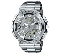 Casio G-Shock GM110D-8A - Reloj analógico y digital de metal completo, plateado
