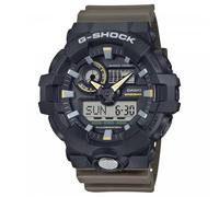 Casio G-Shock Noir et Vert Militaire GA-710TU-1A3ER, Noir