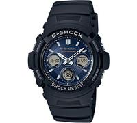 Casio G-SHOCK Reloj Analógico-Digital, Reloj radiocontrolado y solar, 20 BAR, Negro, para Hombre, AWG-M100SB-2AER