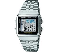 Casio Gents 33.00mm Quartz Watch with LCD Digital dial and Silver Metal Bracelet