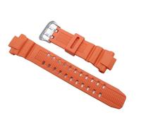 CASIO Genuino Naranja Correa de Reloj Correa de Cuero 10370830 para GW-3000M-4A