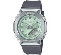 Casio GM-S2110 - Reloj de Pulsera, Cubierta de Metal, plástico de biomasa, Negro/Verde, Minimalista