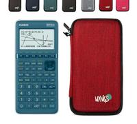 Casio Graph 25+E II con Funda Protectora WYNGS Rojo - Calculadora Gráfica - Paquete Básico (Francés)