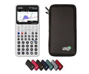 Casio Graph Math+ con Funda Protectora WYNGS Negro - Calculadora Gráfica - Paquete Básico (Francés)