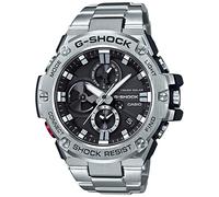 Casio G-Shock Reloj de acero inoxidable con esfera negra de 53 mm GST-B100D-1AER