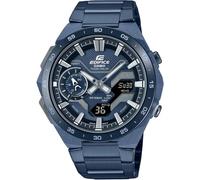 Casio - Reloj analógico de Cuarzo Unisex con Correa de ECB-2200CB-2AEF, Pulsera, Azul, Pulsera