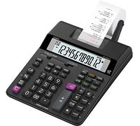Casio HR-200RCE Calculadora de impresión Pantalla LCD de 12 dígitos, negra