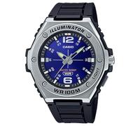 Casio Illuminator MWA-100H-2AVCF - Reloj de Cuarzo Resistente de 50 mm para Hombre, Negro, MWA-100H-2AVCF