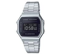 Casio Iluminador Retro Vintage (36,3 Mm) Esfera Digital / Acero A168WEM-1EF