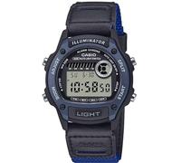 Casio Iluminador | Serie W220HF | Retroiluminación LED | Alarma | Cronógrafo | Reloj Digital | Negro/Azul