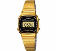 Casio LA-670WG-1 - Reloj Digital de Cuarzo para Mujer con Correa de Metal, Color Dorado