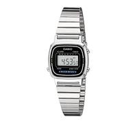 Casio LA670WA-1 - Reloj para Hombres, Correa de Acero Inoxidable Color Plateado