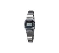 CASIO LA670WA-1DF Reloj de Pulsera Digital para Mujer Color Plateado