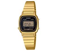Casio LA670WEGA-1EF Reloj Digital Clásico LCD Mujer Dorado/Negro