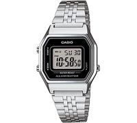 Casio LA680WA-1D - Reloj Digital de Cuarzo para Mujer, Correa de Acero Inoxidable Color Metalizado