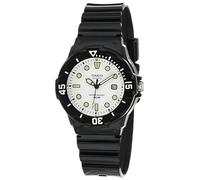CASIO LRW-200H-7E1 - Reloj analógico, para Mujer, Color Blanco y Negro