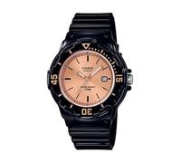 Casio LRW-200H-9E2VDF - Reloj analógico de Cuarzo para Mujer, Correa de Resina, Color Negro
