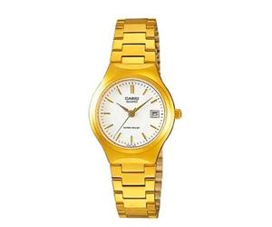 Casio LTP-1170N-7A - Reloj analógico de Cuarzo para Mujer, Correa de Acero Inoxidable Color Dorado
