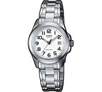Casio LTP-1259PD-7BEG Timeless Collection 28mm 1ATM Cuarzo Unisex Blanco Plata