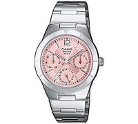 Casio LTP-2069D-4AVEF - Reloj Multiesfera para Mujer de Cuarzo con Correa en Acero Inoxidable