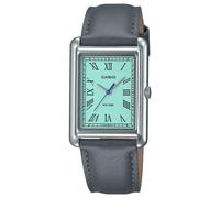 Casio LTP-B165L-2BVEF 31mm Rectangular Plata Correa Piel Gris Esfera Azul Mujer Cuarzo