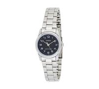 CASIO LTP-V001D-1 - Reloj con Movimiento Cuarzo, para Mujer, Color Negro y Plateado