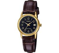 CASIO LTP-V002GL 1BUDF - Reloj analógico, Mujeres, Color marrón