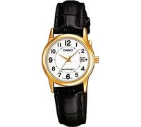 CASIO LTP-V002GL-7 - Reloj con Movimiento Cuarzo, para Mujer, Color Blanco y Negro