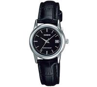 CASIO LTP-V002L 1AUDF - Reloj analógico, Mujer, Color Negro