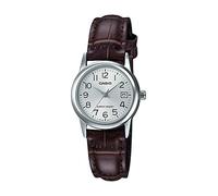 Casio Ltp-v002l-7b2 Reloj Analógico para Mujer Caja De Metal Esfera Color Plateado