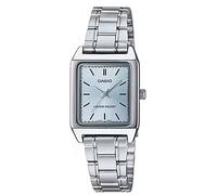 CASIO LTP-V007D-2 - Reloj con Movimiento Cuarzo japonés, para Mujer, Color Azul y Plateado
