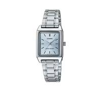 CASIO LTP-V007D-2 - Reloj con Movimiento Cuarzo japonés, para Mujer, Color Azul y Plateado