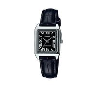 CASIO LTP-V007L-1BUDF⎪LTP-V007L-1B⎪ORIGINAL⎪Casio Tank⎪MUJER⎪CUERO