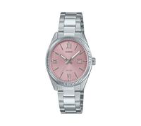 Casio LTP1302DD-4A1V - Reloj analógico estándar de acero inoxidable con esfera rosa para mujer, Rosado, Moderno