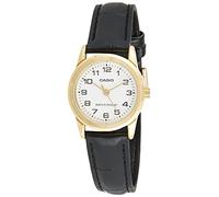 Casio LTPV001GL-7B - Reloj para Mujeres, Correa de Cuero