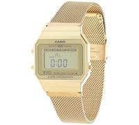 Casio Men's A700WMG-9AVT Digital Vintage Collection Watch Gold