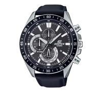 CASIO - Montre en cuir veritable - EDIFICE - Noir