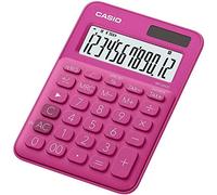 Casio MS-20UC-RD - Calculadora, 2.3 x 10.5 x 14.95 cm, Rosa oscuro