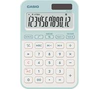 CASIO MS-20YC Calculadora de Escritorio pequeña con cálculo de Tiempo, Verde Claro