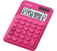 Casio MS-7UC - Calculadora (Escritorio, Pantalla de calculadora, 10 dígitos, 1 líneas, Batería, Rojo)