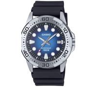 Casio MTD-140-2AV - Reloj Hombre Estándar Analógico, Esfera Azul, Acero Inoxidable, WR 100M, Correa Resina, Fecha