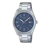 Casio MTP-1302DA-2A1V Reloj Analógico Hombre Esfera Azul Mate, Acero Inoxidable, Fecha, Cristal Mineral, 50M WR - Ref. MTP-1302DA-2A1V