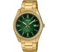 Casio MTP-1302PGC-3AVEF Timeless Collection 38mm 5ATM Cuarzo Unisex Verde Oro