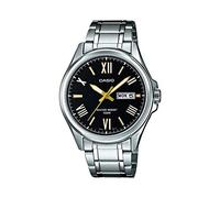 Casio Reloj analógico para Hombre de Cuarzo japonés con Correa en Acero Inoxidable MTP-1377D-1AVEF