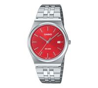 Casio MTP-B145D-4A2V - Reloj analógico vintage de acero inoxidable con 3 manecillas para hombre, color plateado