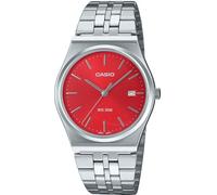 Casio MTP-B145D-4A2V - Reloj analógico vintage de acero inoxidable con 3 manecillas para hombre, color plateado