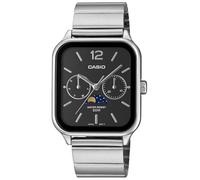 Casio MTP-M305D-1AVDF - Reloj analógico con Esfera Negra para Hombre, Color Negro